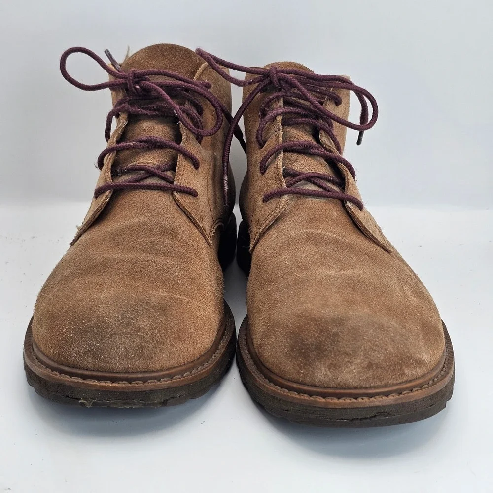 Sorel Madson Chukka Tan Suede Camo Lace Up Boots Mens 9.5 NM2462-286